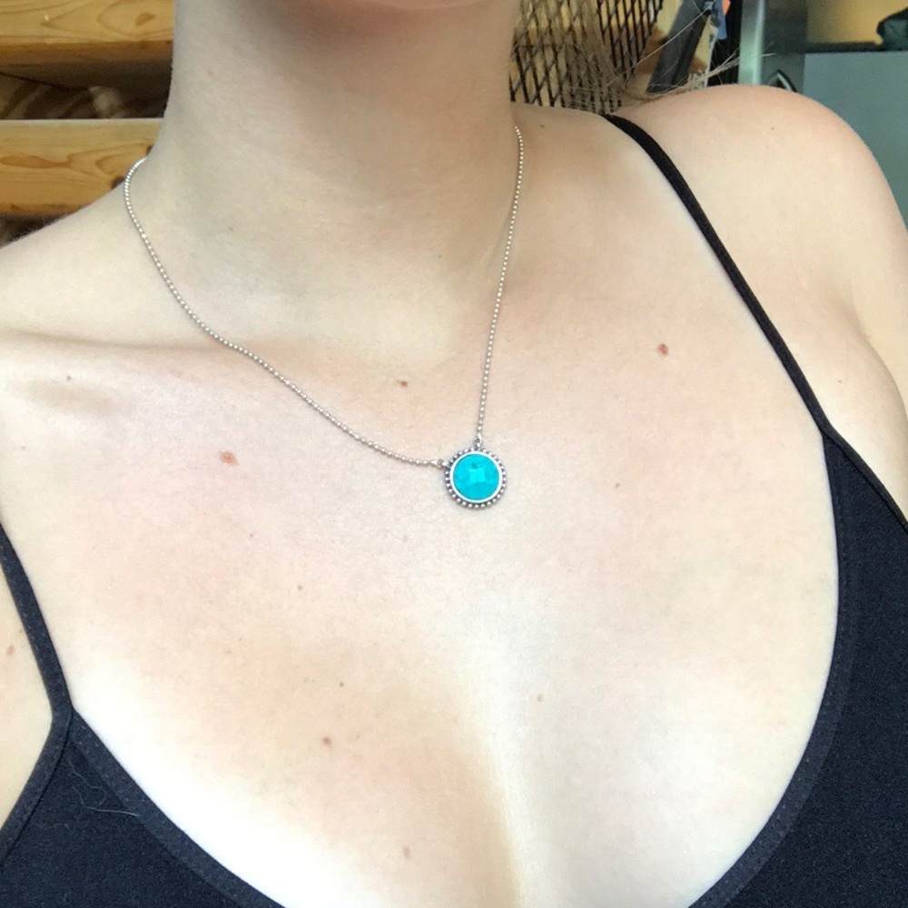 NEW BOHO TEAL PENDANT